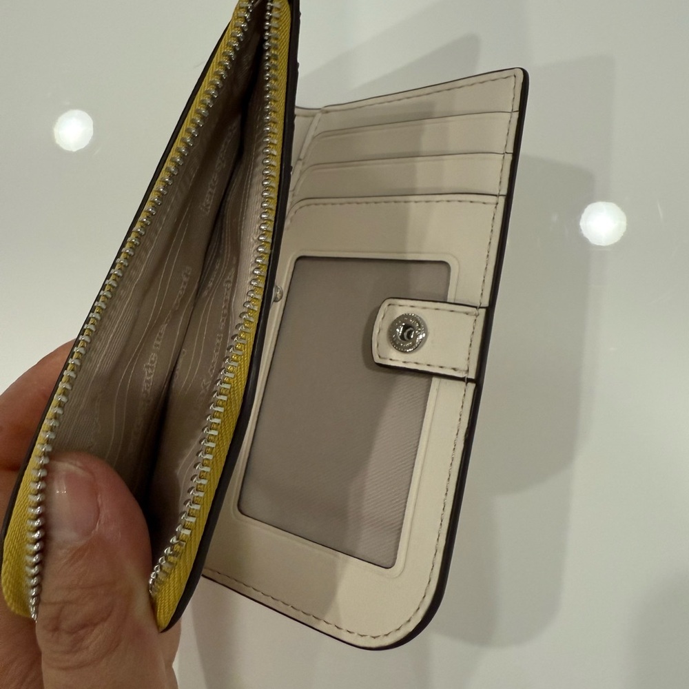 Kate Spade Mustard Yellow Zip Wallet - Picture 7 of 7